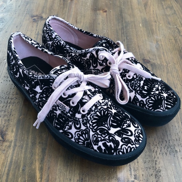 pink velvet vans